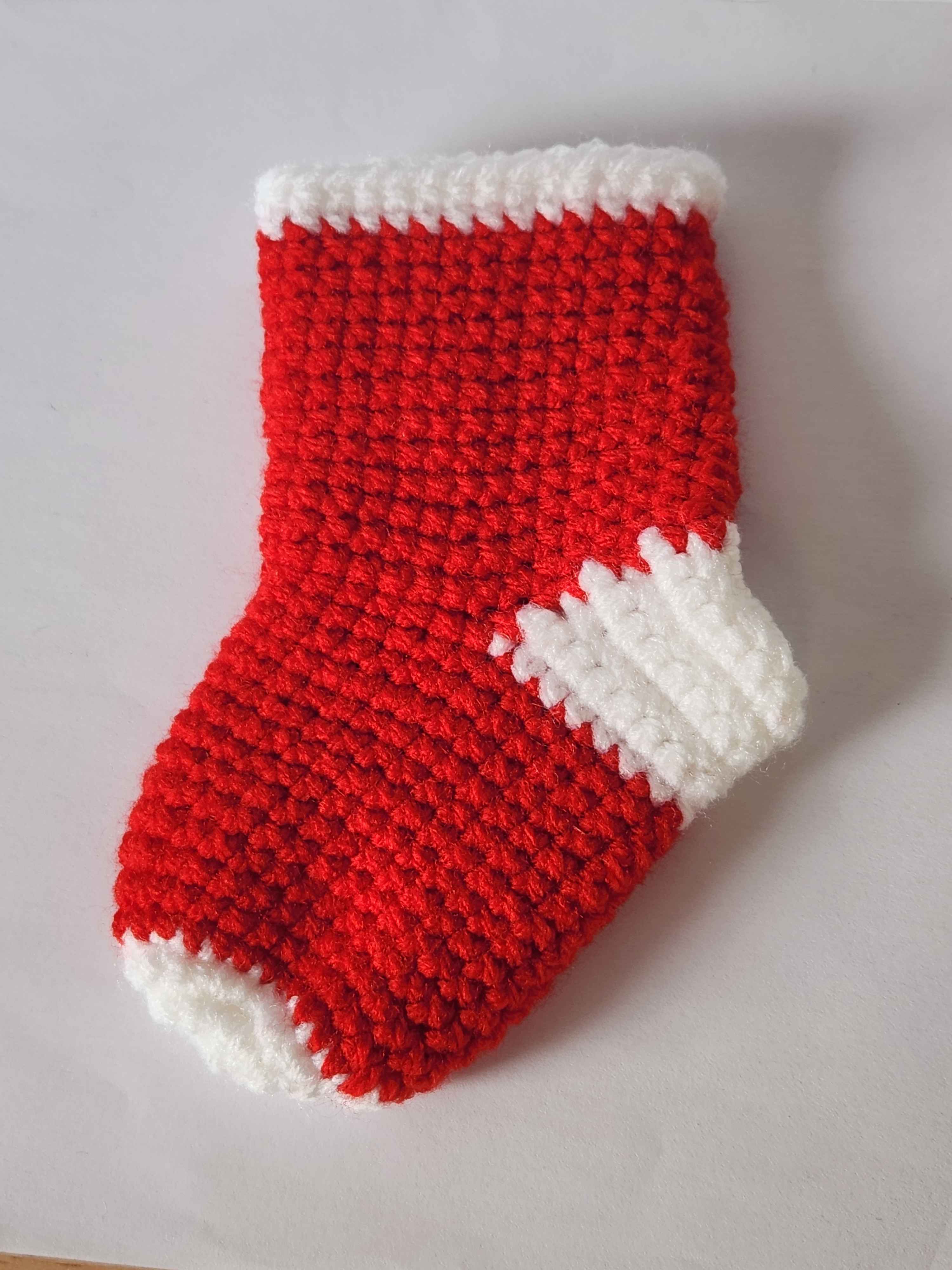 Chaussette de Noël crochet