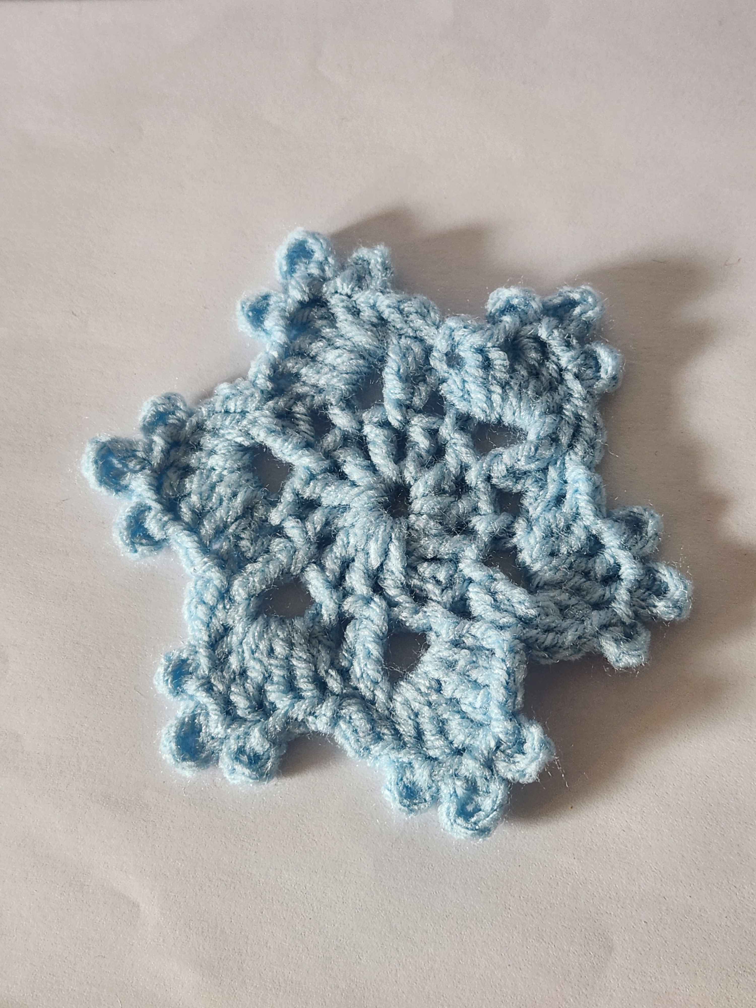 Flocon de neige crochet