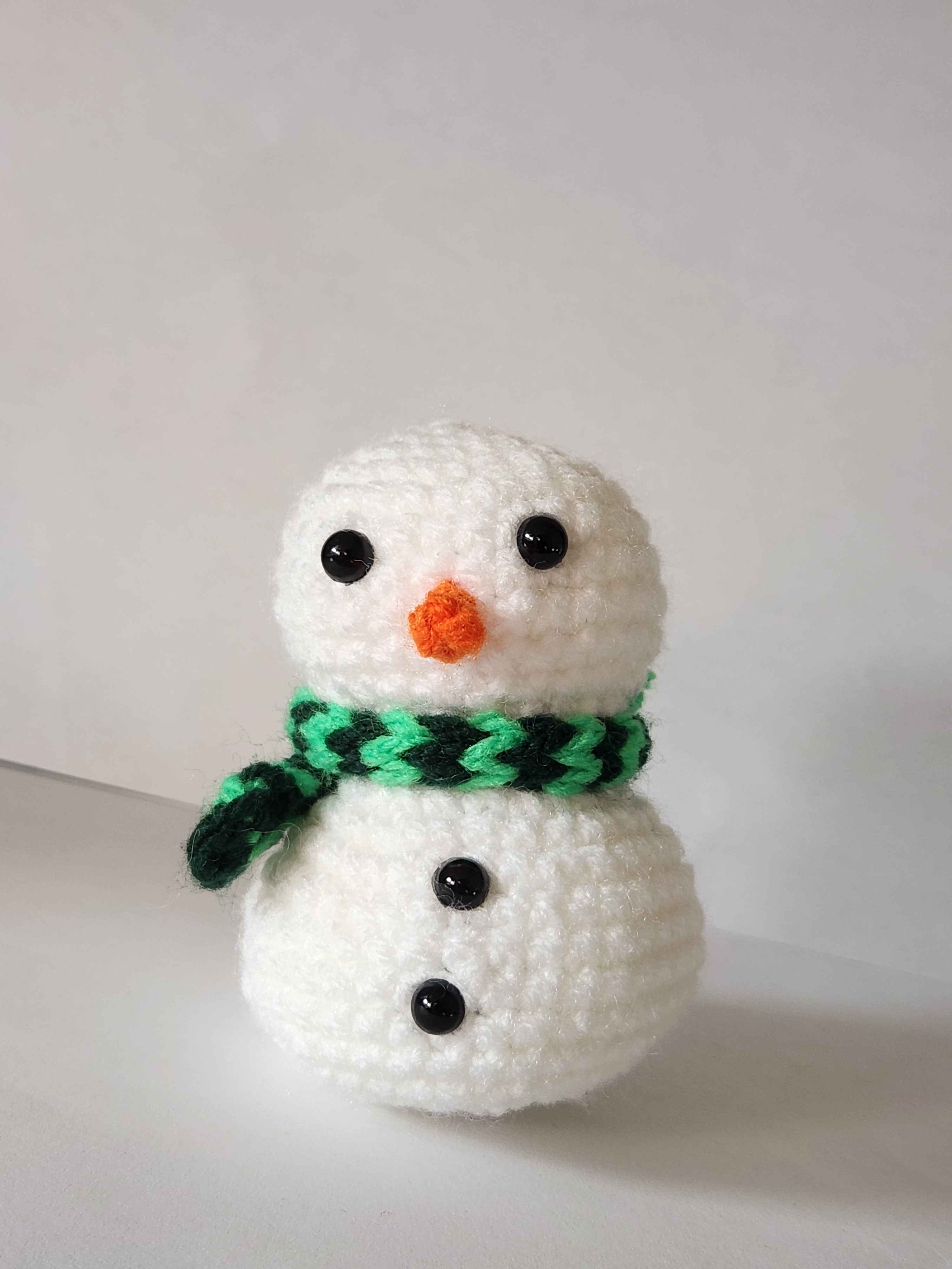 Bonhomme de neige crochet