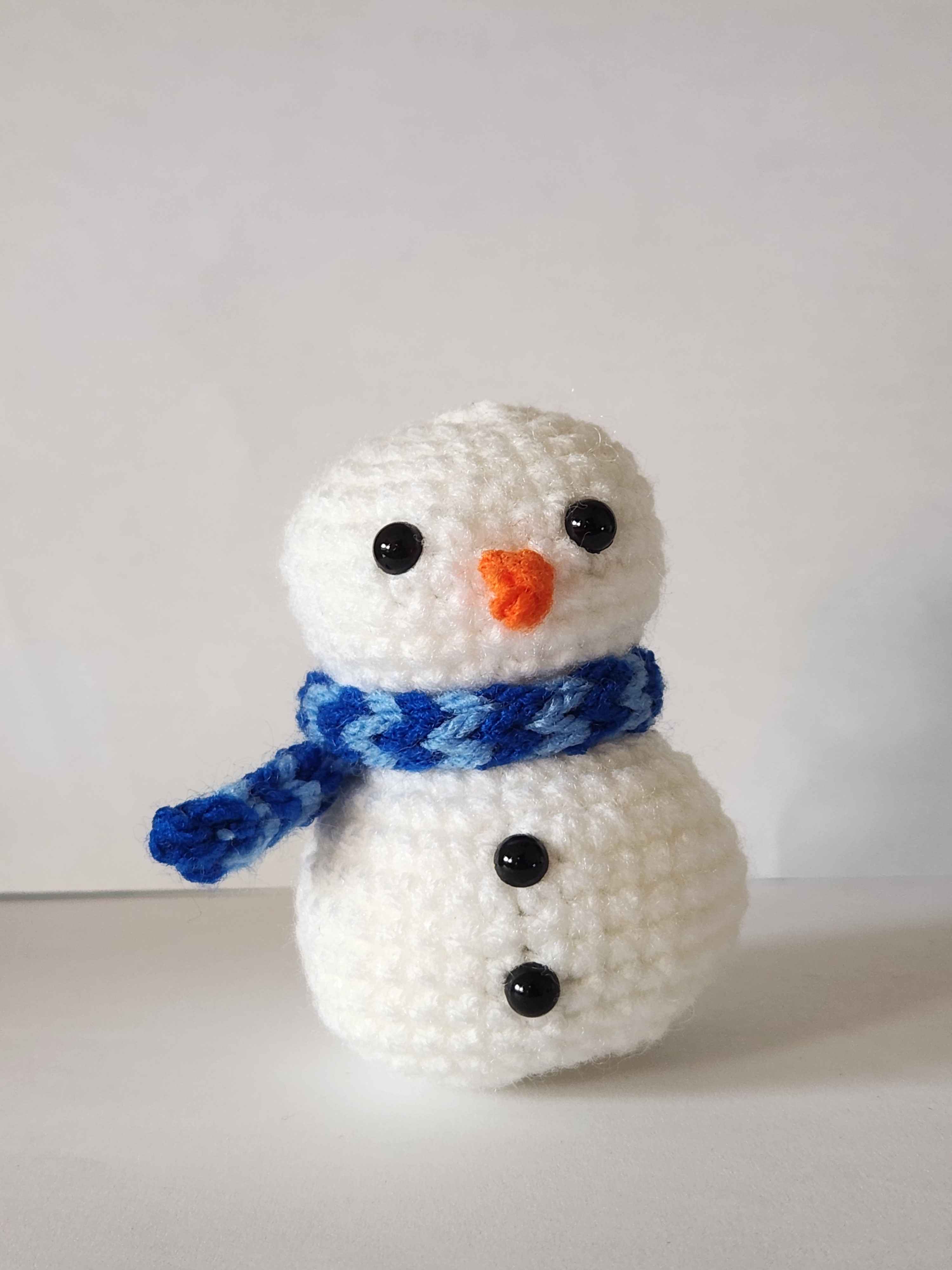 Bonhomme de neige crochet