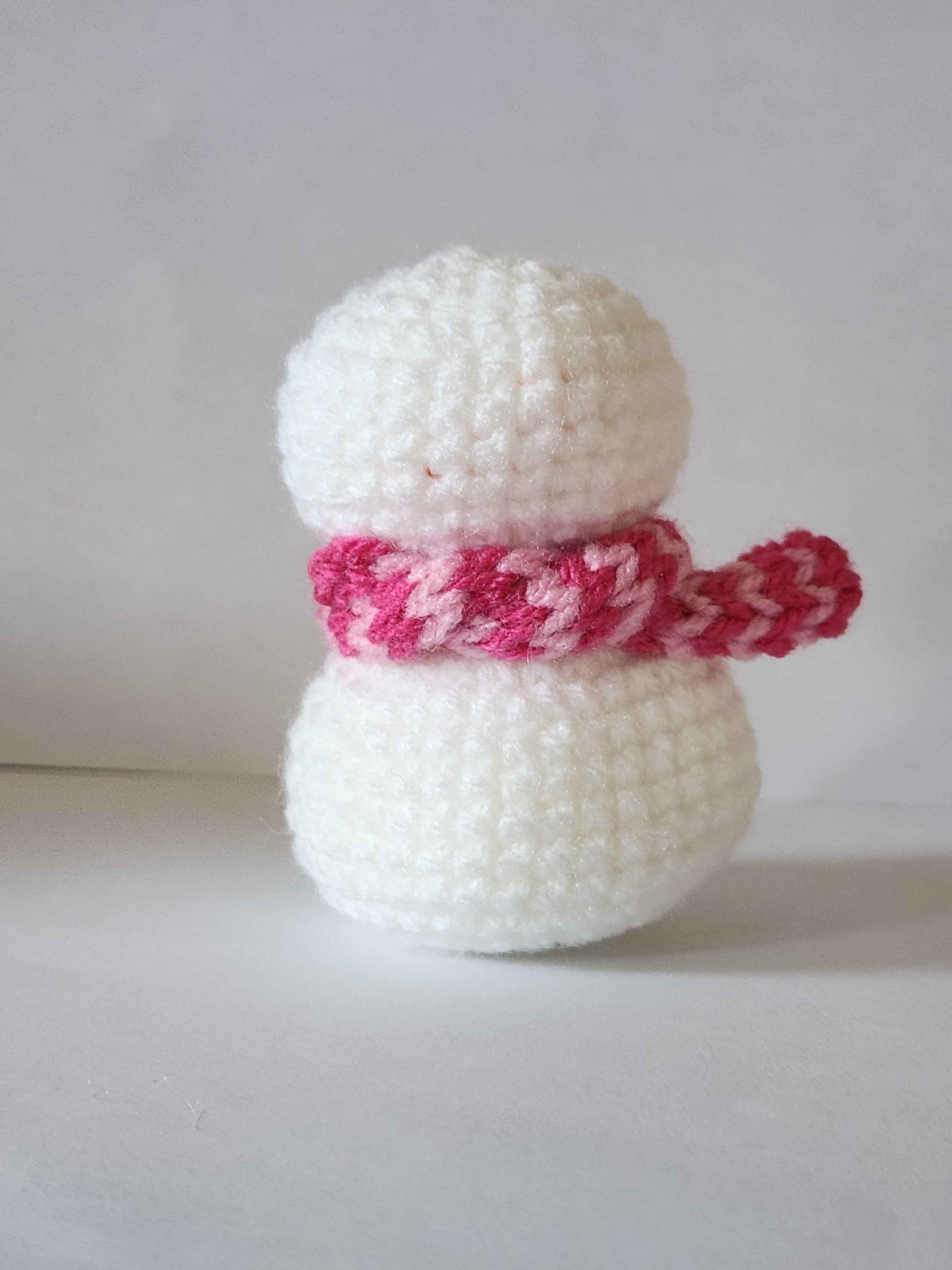 Bonhomme de neige crochet