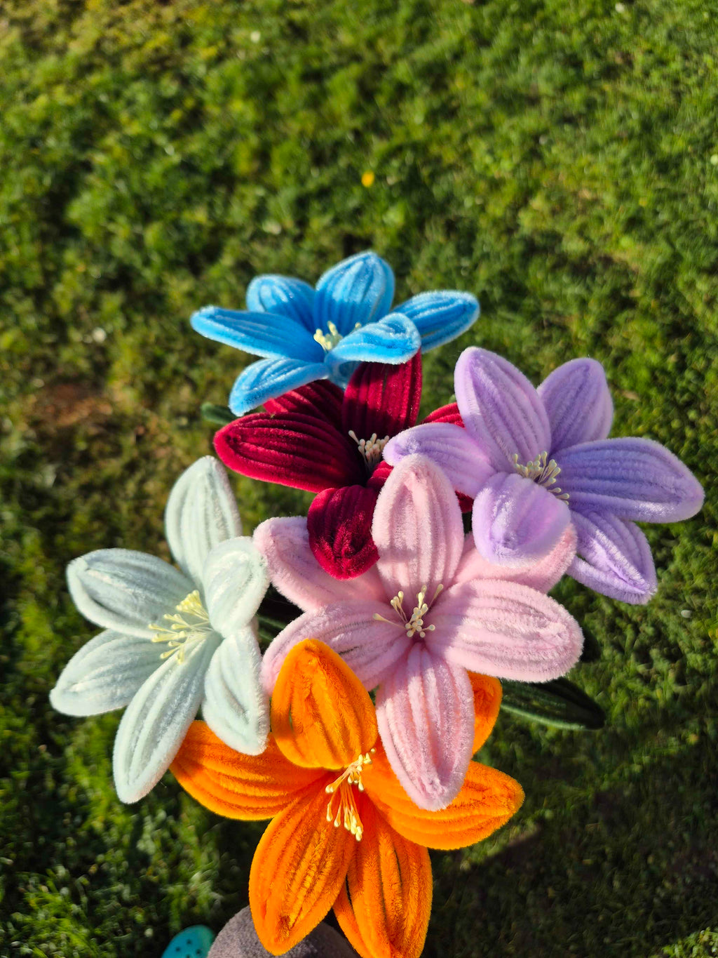 Lys fil chenille