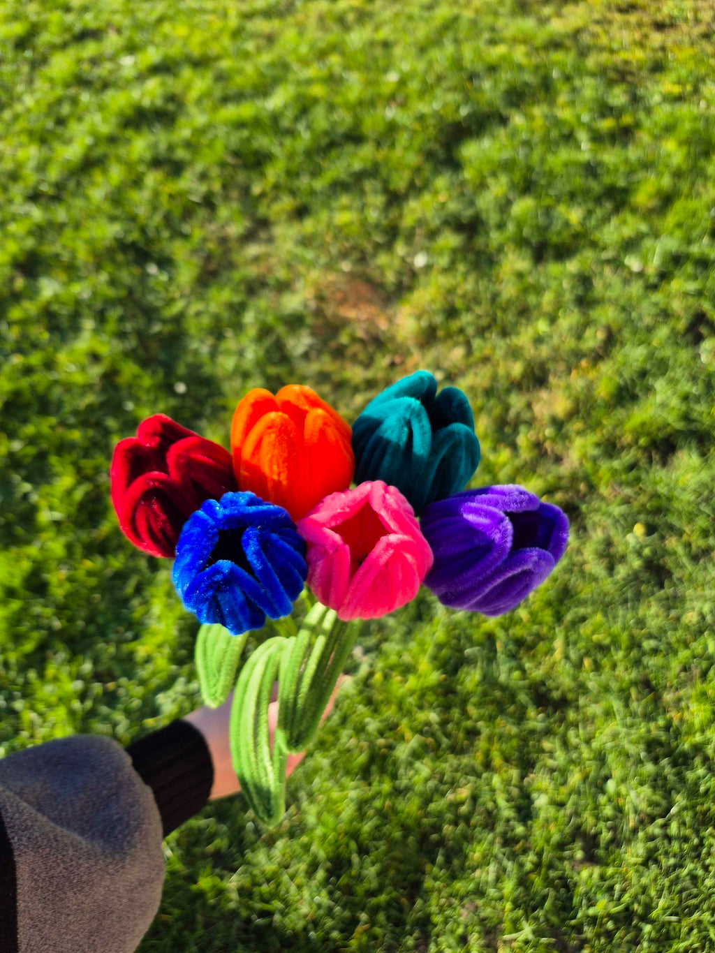Tulipe fil chenille