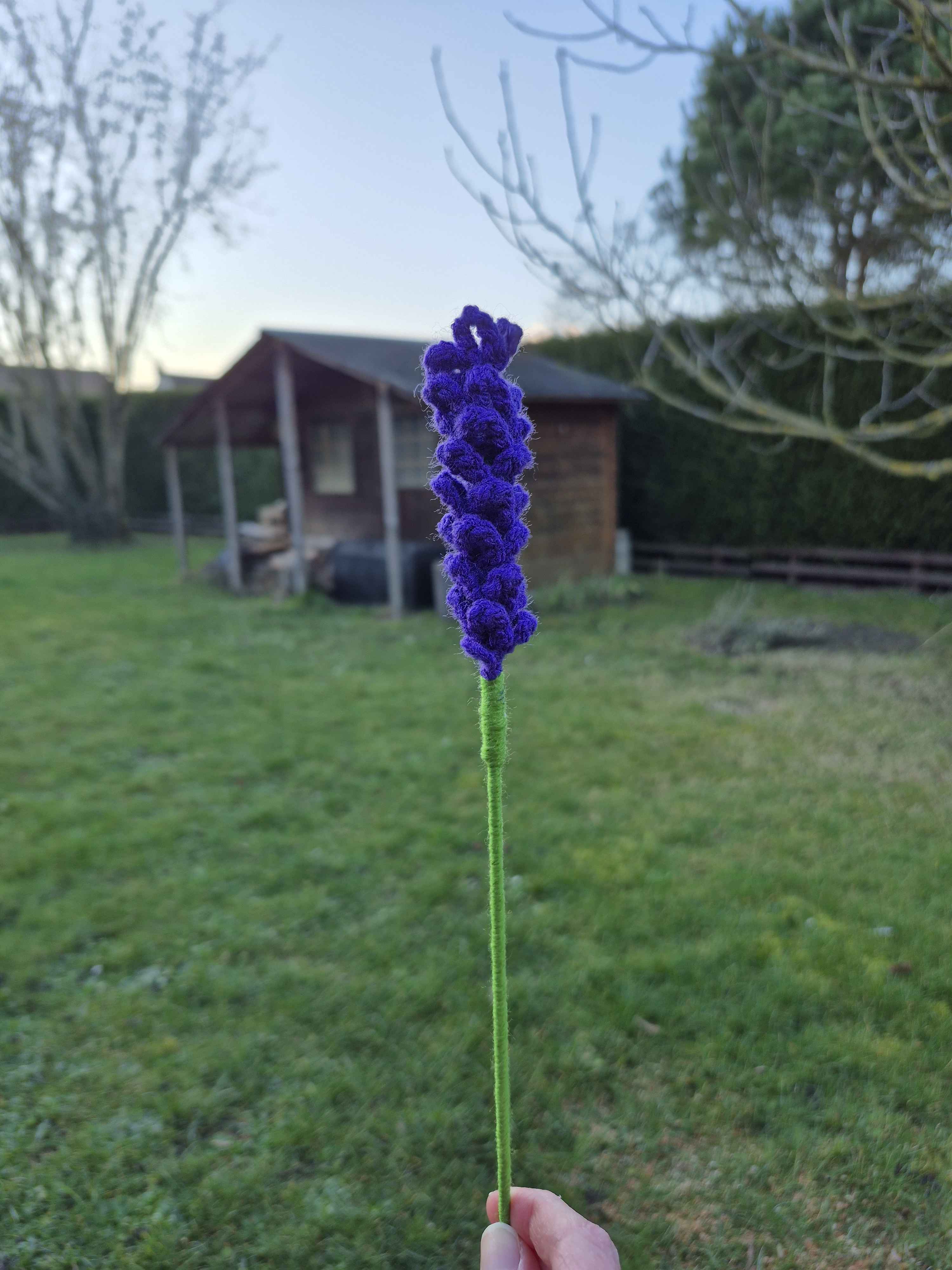 Brin de lavande crochet