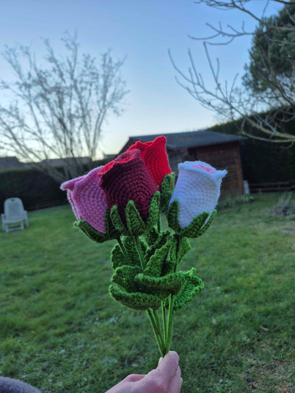 Rose crochet