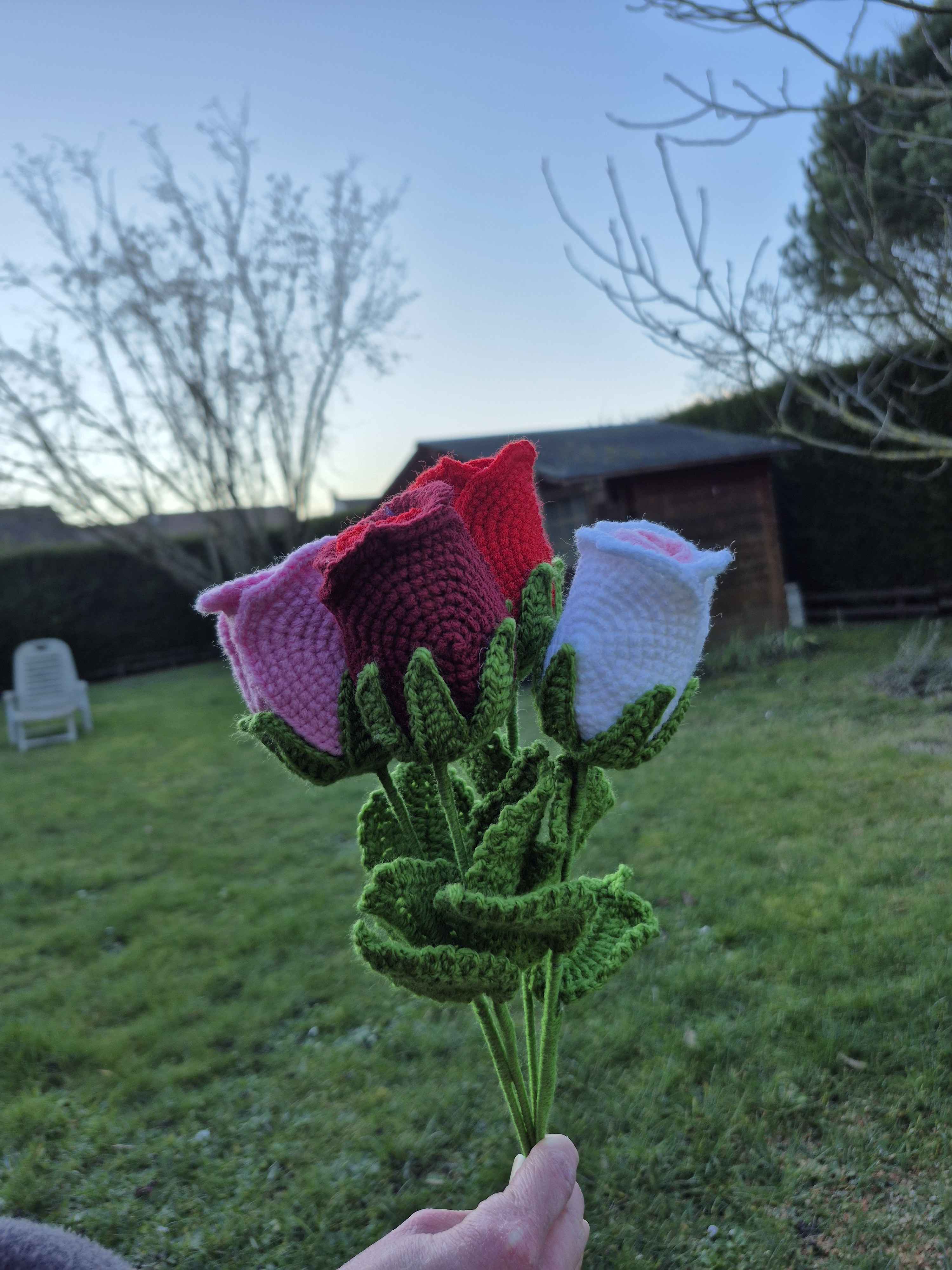 Rose crochet