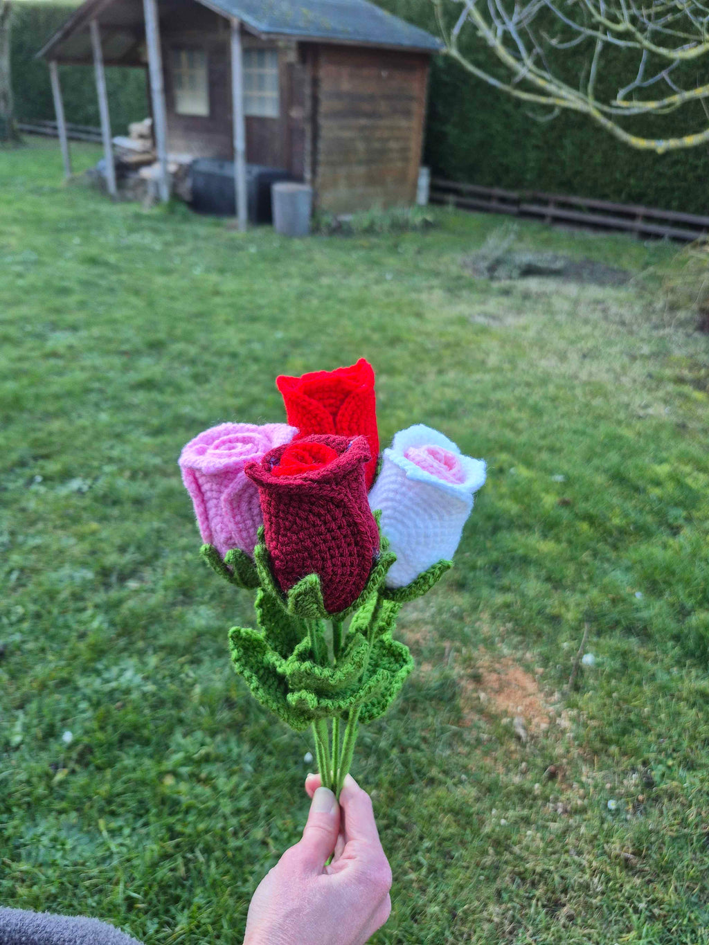 Rose crochet