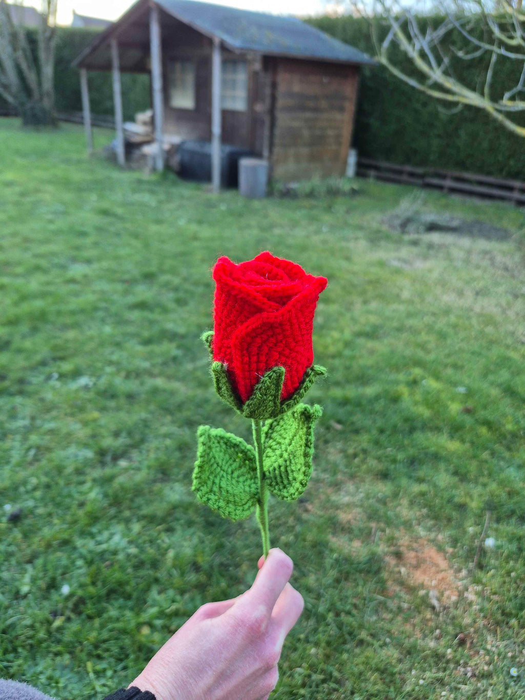 Rose crochet