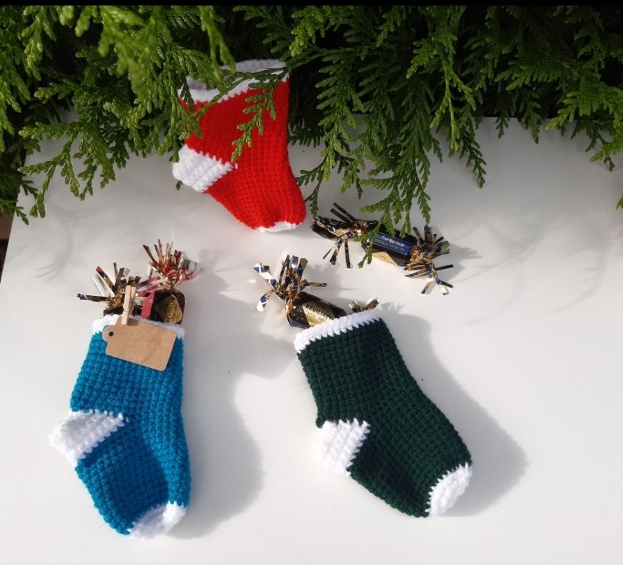 Chaussette de Noël crochet